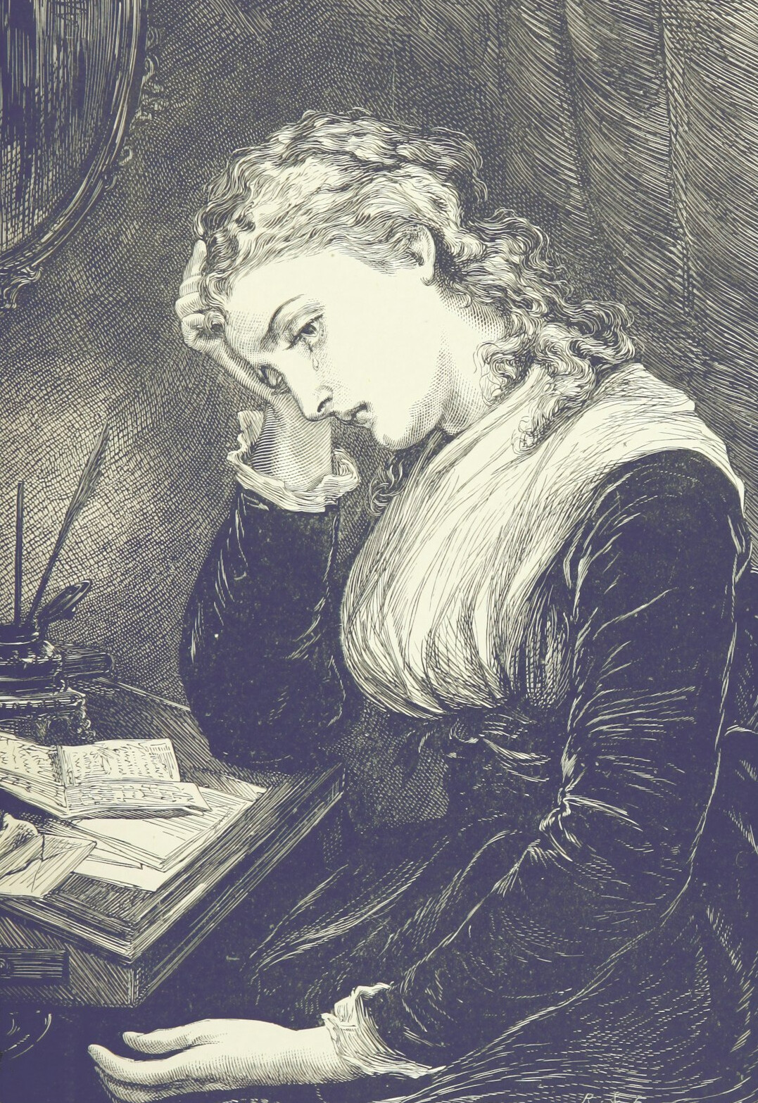 Studio portrait of a Uruguayan woman historian