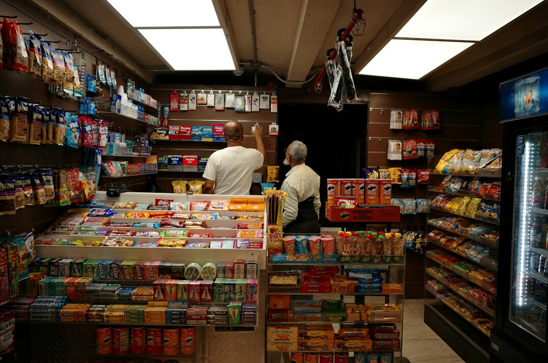hidden security camera in retail store